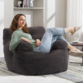 Recaceik Bean Bag Chairs, Tufted Soft Stuffed Bean Bag Chair by Recaceik