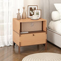 SBS-AL-21-1 Sebastack Night Stand, Customizable 2 Drawers Bedside Table by WHOOSPEREH