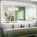 84x40 Inch LED Bathroom Mirror by YEELAIT