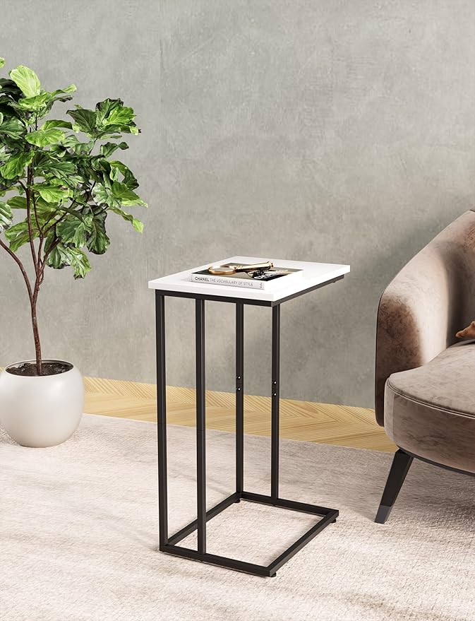 Innerjoin Wide C Side Table, C Couch Laptop Table - Image 8