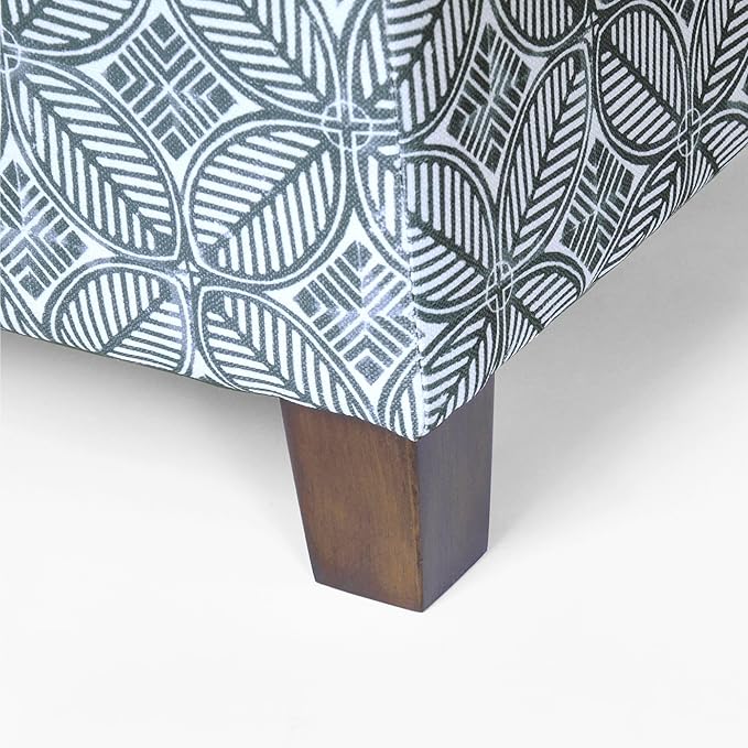HomePop Home Decor | K7342-A874 | Classic Square Storage Ottoman - Image 6