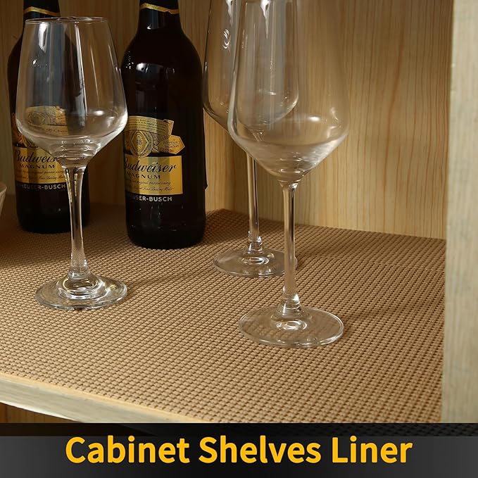 iwtmm Drawer Shelf and Cabinet Liners Non-Adhesive Extra Strong Grip - Image 5