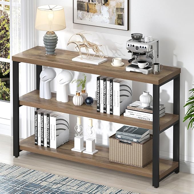 EXCEFUR Modern Sofa Table Behind Couch, Console Table - Image 5