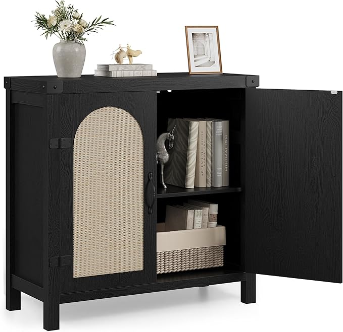 IDEALHOUSE Rattan Buffet Cabinet - Image 7