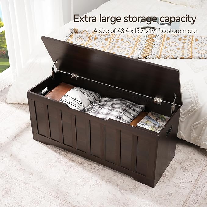 43.3" Storage Chest Extra Large, Storage Trunk - Image 4