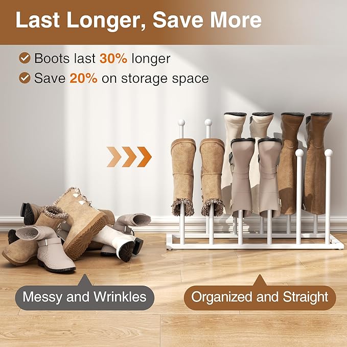 pickpiff Boot Rack Organizer Tall Boots, Free Standing Shoe Racks - Image 4