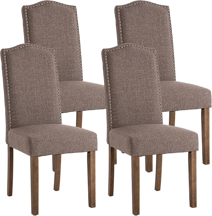 Stylish Upholstered Parsons Dining Chair Kitchen by SNUGWAY