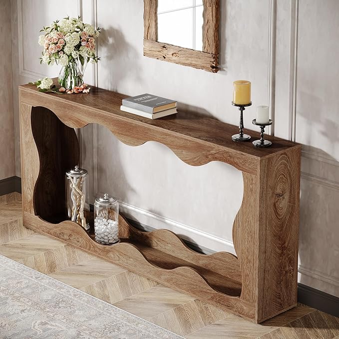 Tribesigns 63 Inches Farmhouse Console Table - Image 4