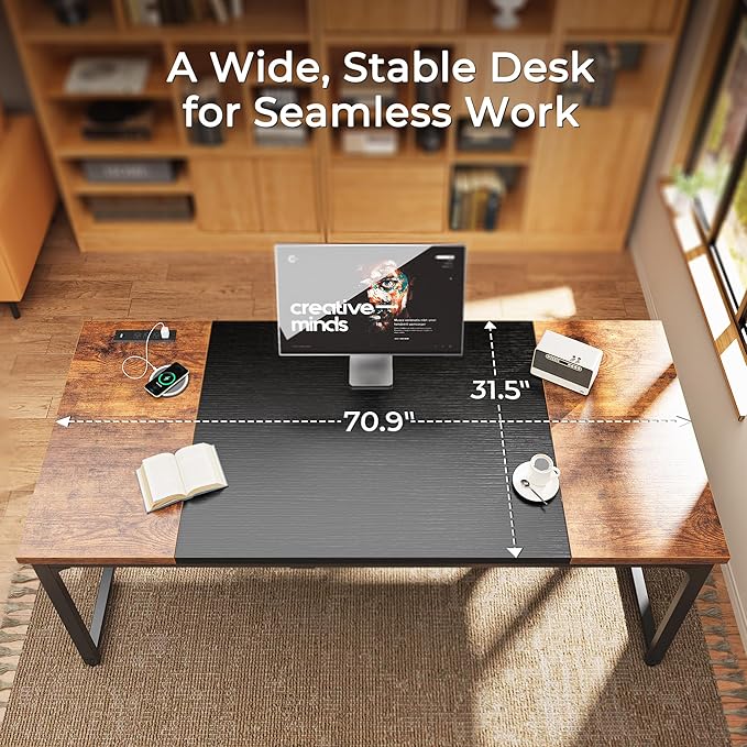 Huuger 71 x 31.5 Inch Desk - Image 5