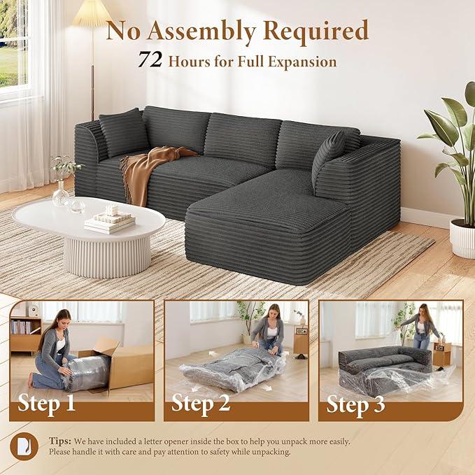 Vesgantti 106" Modular Sectional Sofa - Image 4