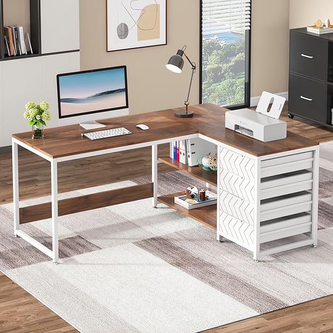 Tribesigns L Shaped Computer Desk - Image 3