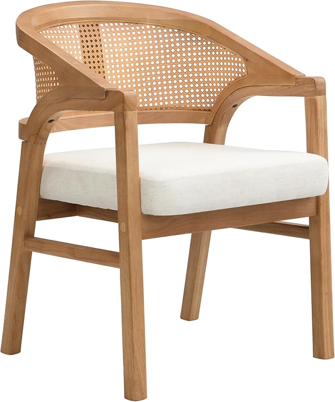 Christopher Knight Home Faritel Modern Wooden Dining Chairs Set of 2, Fabric - Image 7