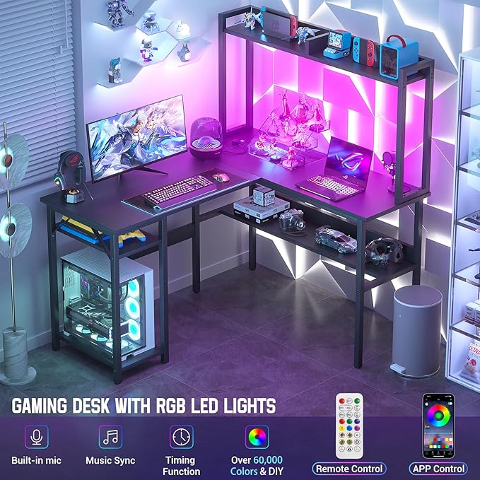 Unikito L Shaped Gaming Desk - Image 3