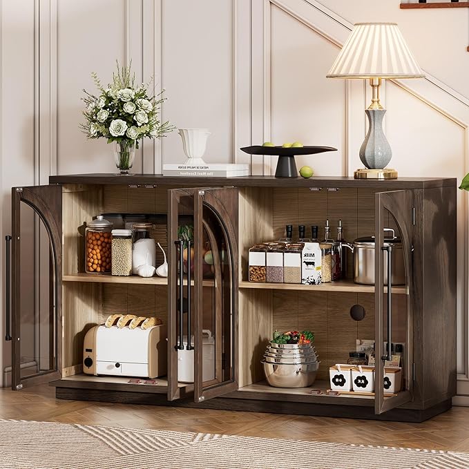 Merax Wood Farmhouse Buffet Sideboard - Image 4