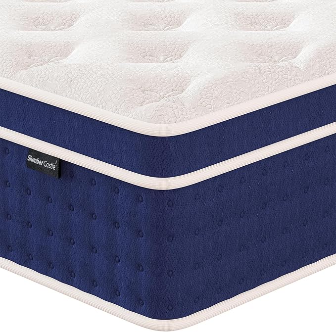 Queen Mattress, 14 Inch Queen Size Hybrid Mattress in a Box, Gel Memory Foam by YourCastleofComfort
