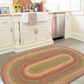 Azalea Multi Color Oval Braided Rug, Everywhere by Homespice