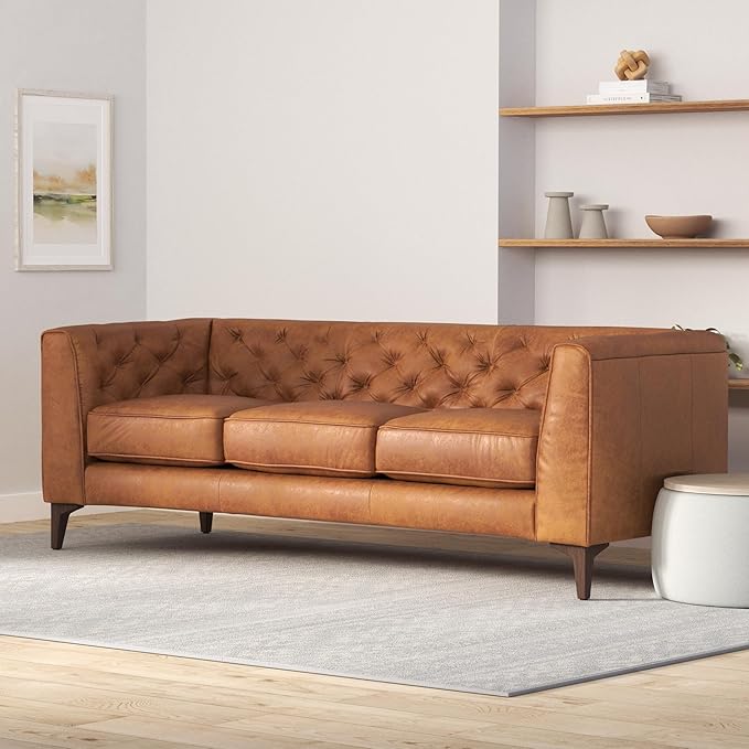 Poly & Bark Essex Leather Couch - Image 2