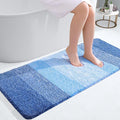 OLANLY Bathroom Runner Rugs 47x20, Extra Soft Absorbent Microfiber Bath Rugs by OLANLY