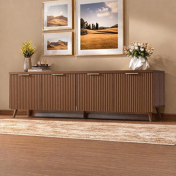 TV Stand for Up to 60" TVs, Modern Entertainment Center - Image 3