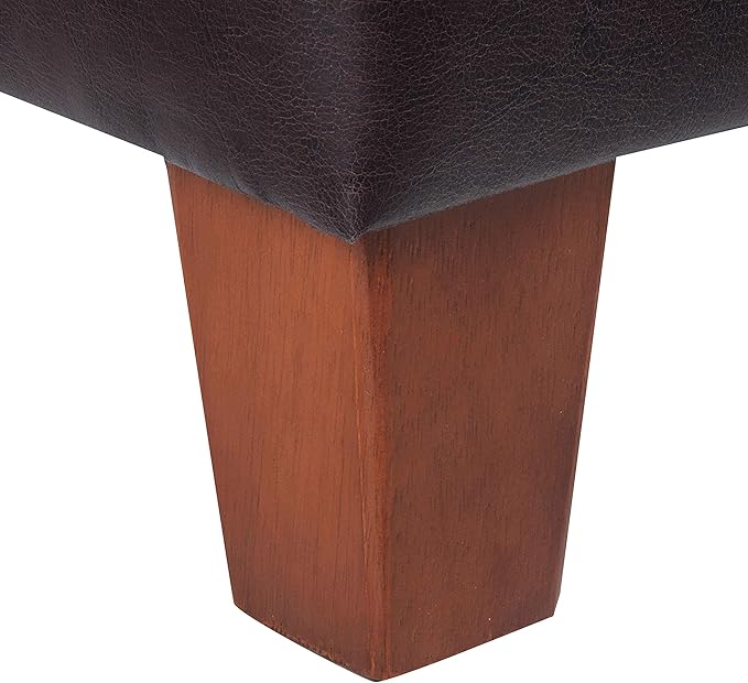Homepop Home Decor |K2380-E155 | Luxury Large Faux Leather Square Storage - Image 12
