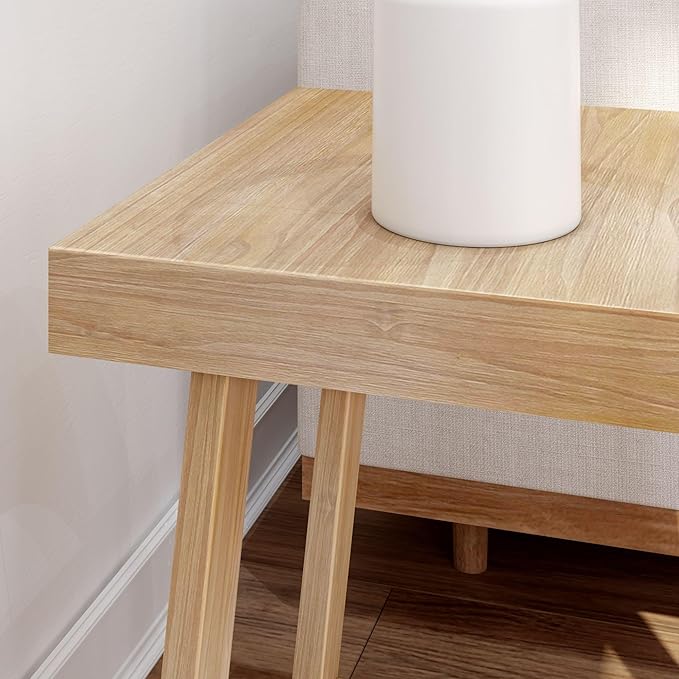 Plank+Beam Classic Square Side Table, Slim Side Table - Image 5