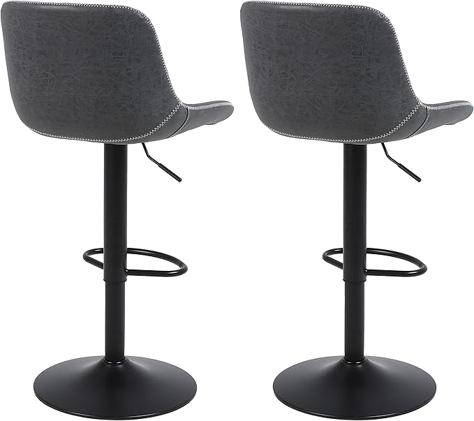 Bar Stools, Swivel Counter Height Barstools - Image 7