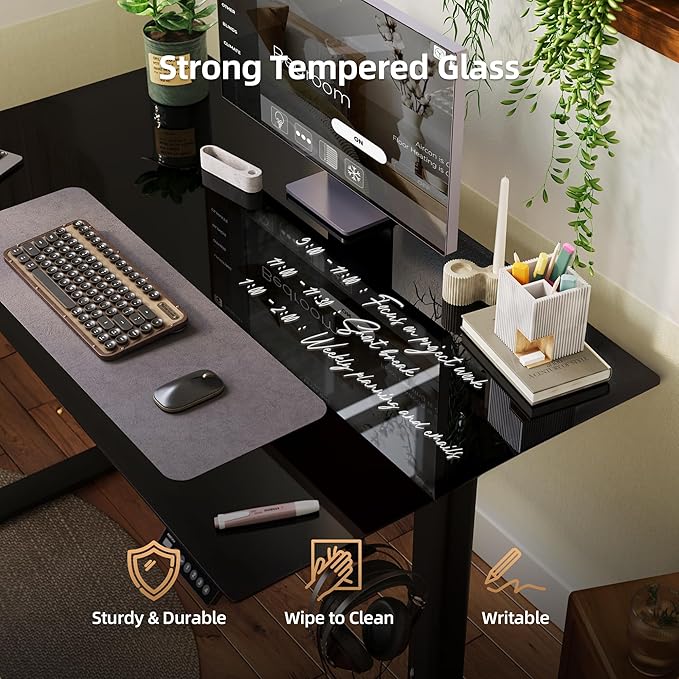 INNOVAR Glass Standing Desk - Image 6