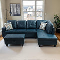 Osparple Sectional Couch PU Leather L Shaped Couch 3 Pieces Modular Sectional by Unknown