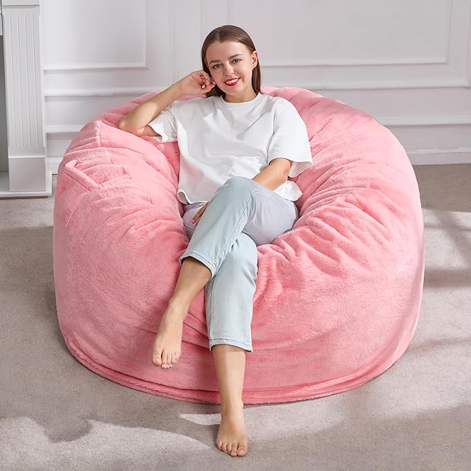 Hobestluk 4ft Bean Bag Chairs for Adults Large Beanbag Chair by YourHomeDeservesMore