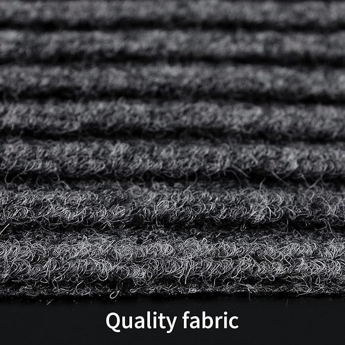 TANYOYO 4' X 6' Commercial Grade Door Floor Mat Brush Step Entrance Mat Vinyl - Image 4