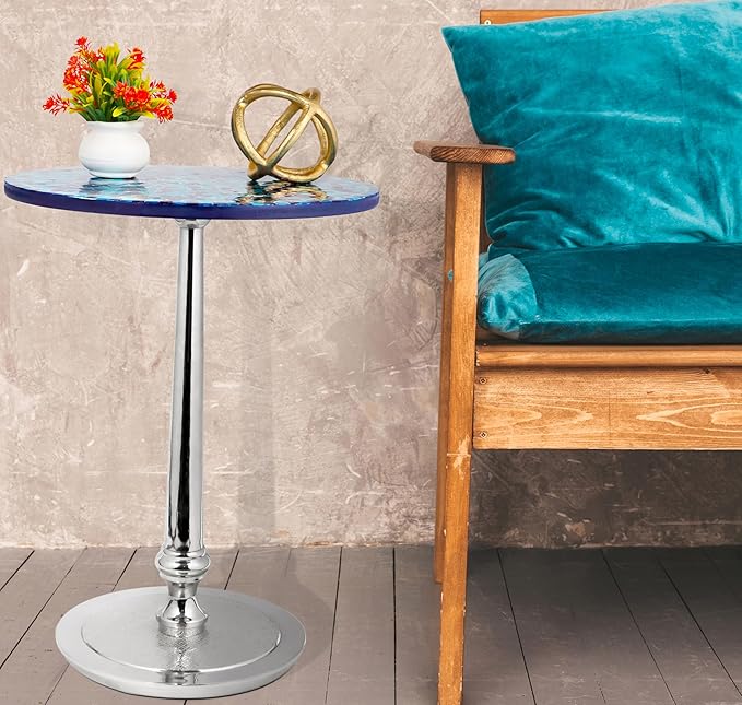 CLEENTABLE Mosaic Round End Table - Image 7