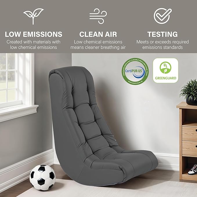 FDP Tufted Floor Rocker for Kids, Teens and Adults; Comfortable, Ergonomic - Image 6