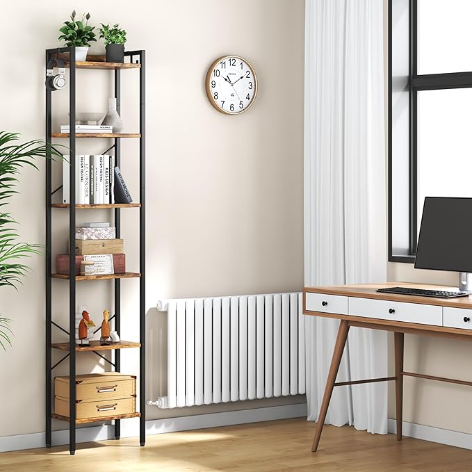 5 Tier Bookshelf, Bookcase - Image 2