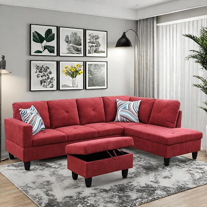 Modular Sectional Couch, L Shaped Couch by ChicFurnit