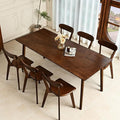 DELAVIN 59" Large Solid Wood Dining Table by DELAVIN