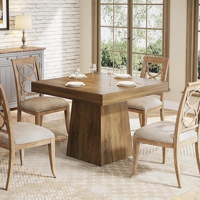 Tribesigns Square Dining Table for 4, 31.5-Inch Small Kitchen Table - Image 7