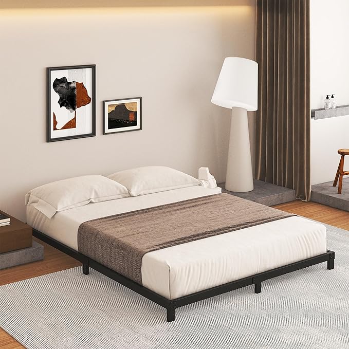 5 Inch Low Queen Bed Frame, Heavy Duty Bed Frame Queen Size Low Profile - Image 6