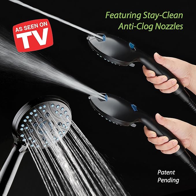 AquaCare High Pressure 8-mode Handheld Shower Head - Image 2
