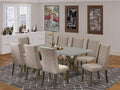 East West Furniture X797FL716-9 9 Piece Dining Set Includes a Rectangle Dining by EastWestFurniture