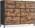 SONGMICS Dresser for Bedroom, Chest of Drawers, TV Stand, 7 Non-Woven Fabric by SONGMICSbySONGMICSHOME