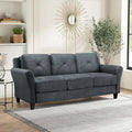 Lifestyle Solutions Harrington Sofa in Grey, Dark Grey by LifestyleSolutions