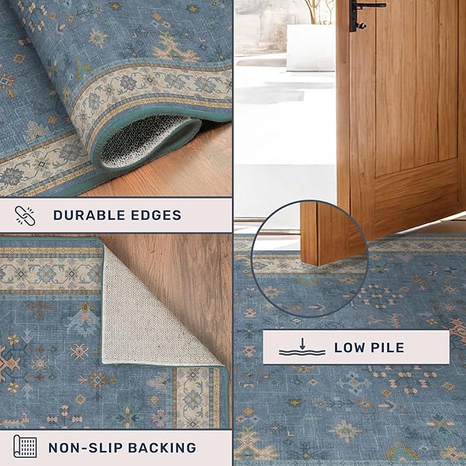 Blue Big Rugs for Living Room - Image 5