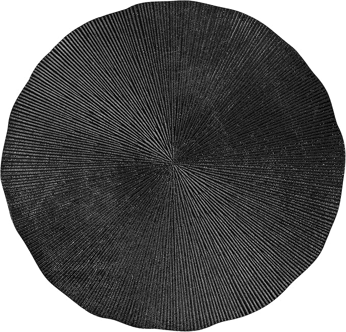 Kate and Laurel Sancia Modern Round Side Table, Sand Casted Aluminum Bedside - Image 9