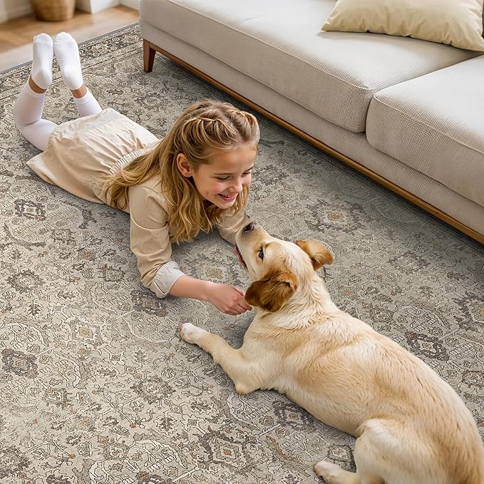 8X10 Area Rugs Machine Washable Rugs - Image 5
