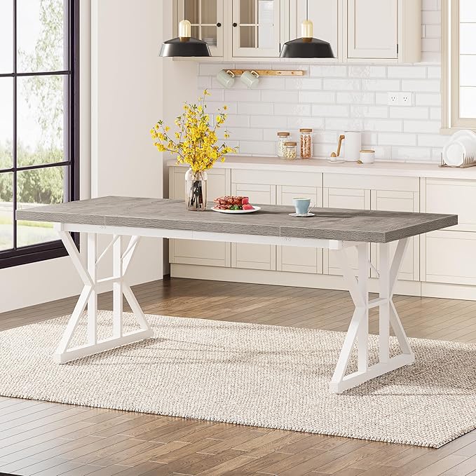 Tribesigns Farmhouse Dining Table - Image 3