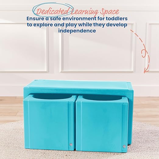 ECR4Kids Tri-Me Table and Cube Chair Set - Image 3