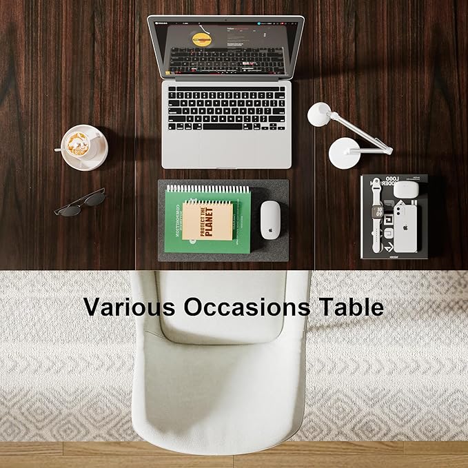 Feonase 63" Extendable Kitchen Table, Modern Farmhouse Dining Table - Image 6