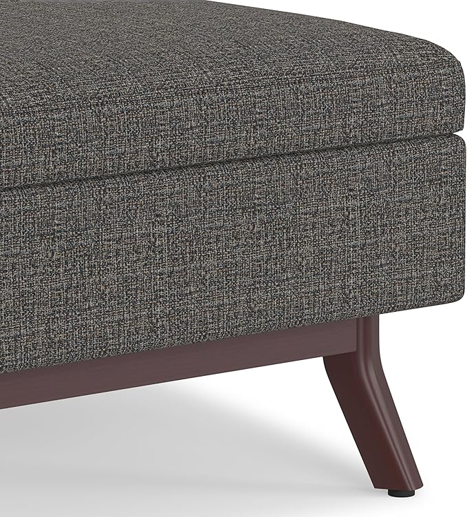 SIMPLIHOME Owen 34 inch Wide Mid Century Modern Rectangle Coffee Table Storage - Image 11