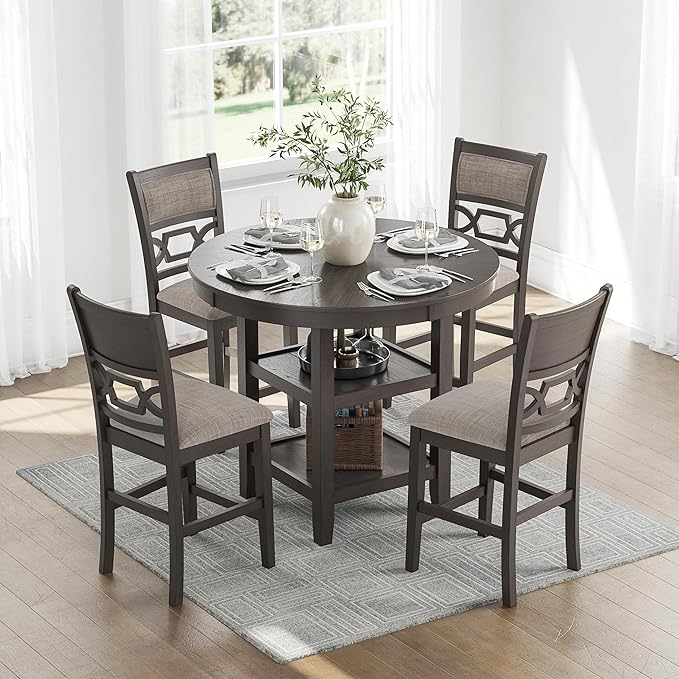 Signature Design by Ashley Wrenning Modern Diamond Patterned Counter Height - Image 13