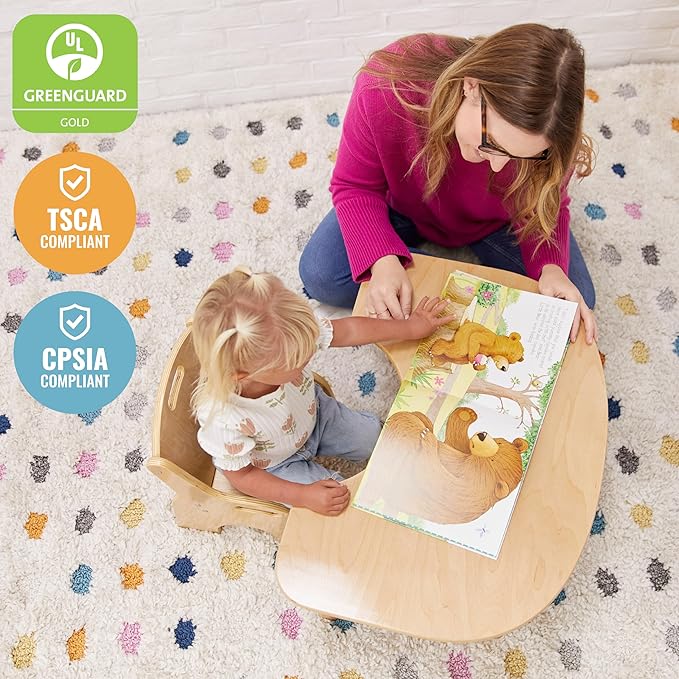 ECR4Kids Little Learner Table and Chair Set, Kids Furniture - Image 6